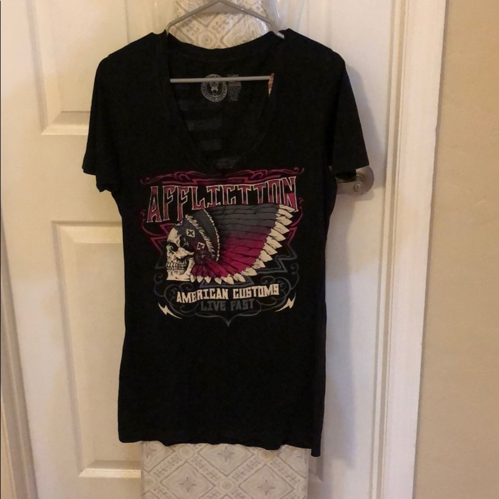 Never been worn with tags XL Affliction t-shirt
